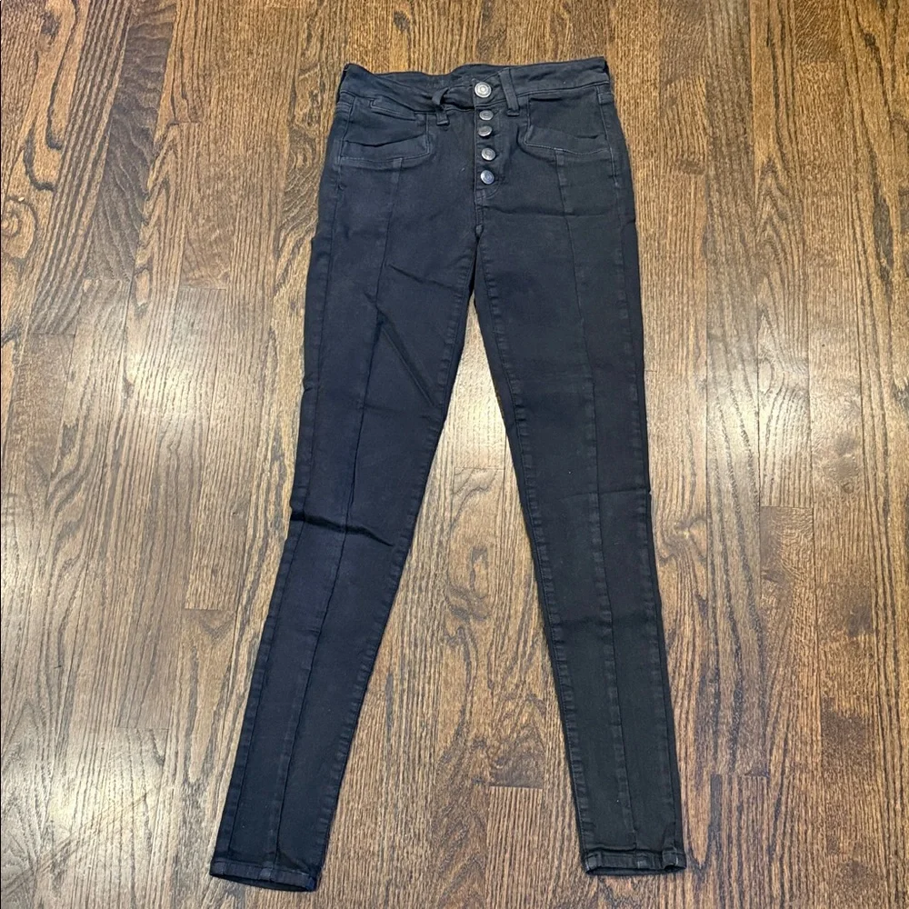 Women's Dark Blue Jeans Jeggings American Eagle size 4 extra long